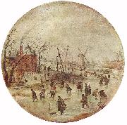 AVERCAMP, Hendrick Winter Landscape with Skaters  fff oil painting picture wholesale
